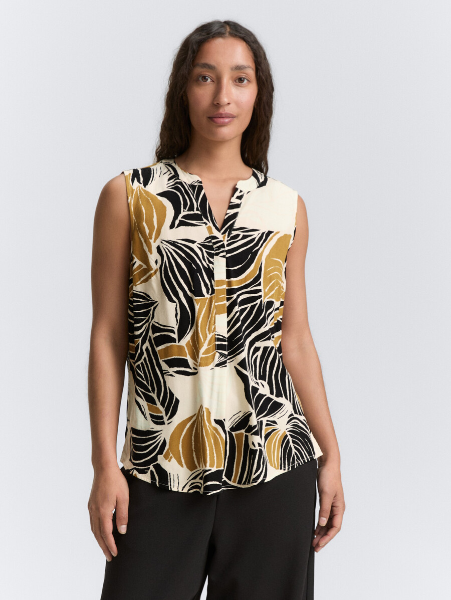haut de blouse à motifs