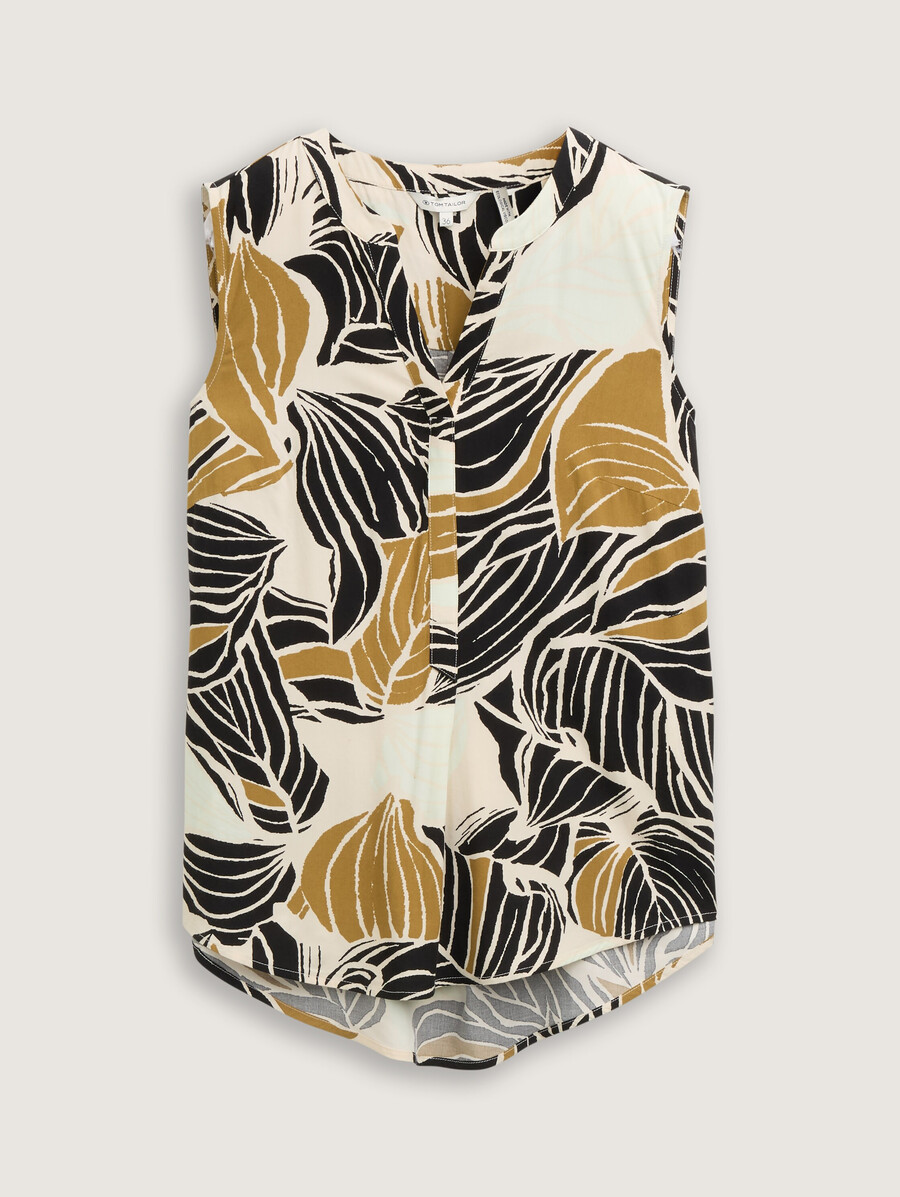 haut de blouse à motifs