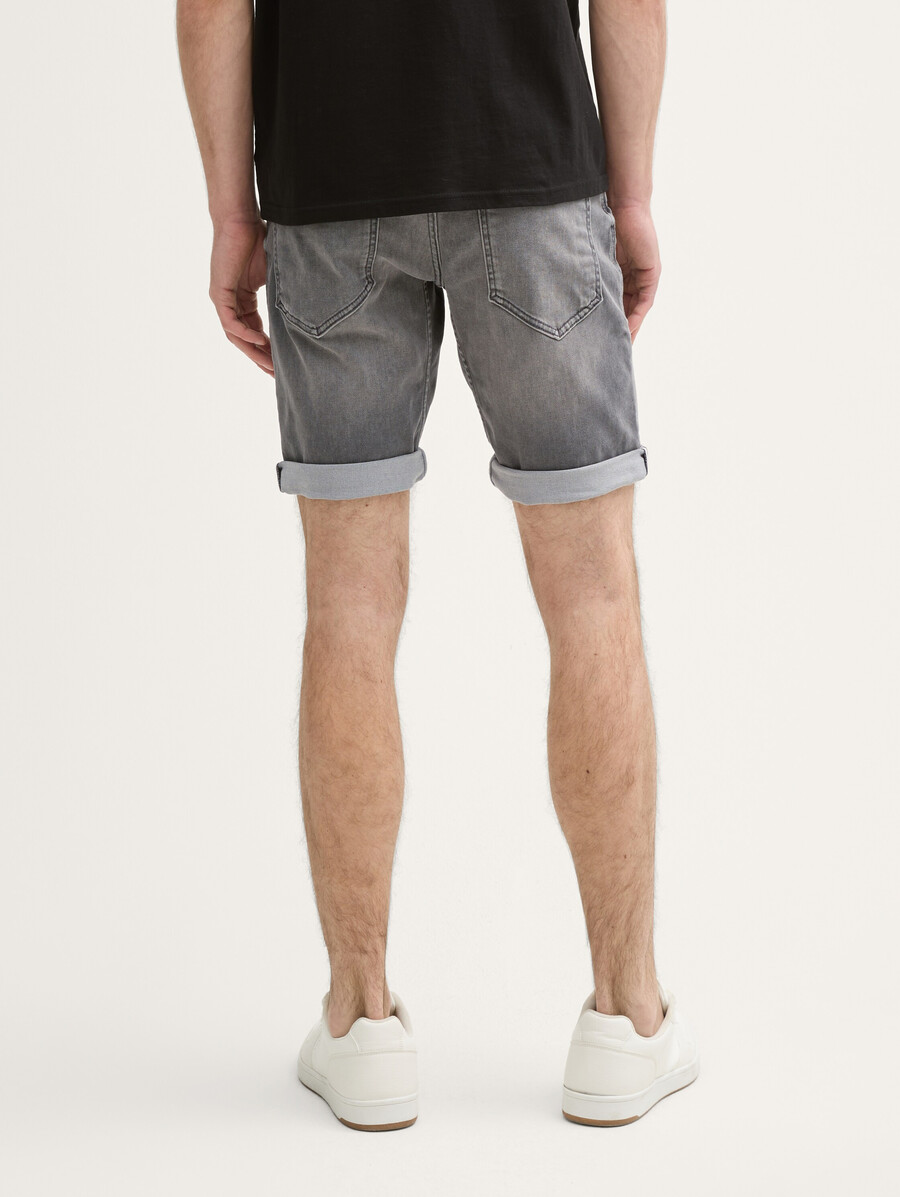 short en jean slim régulier ttjosh avec tissu super extensible