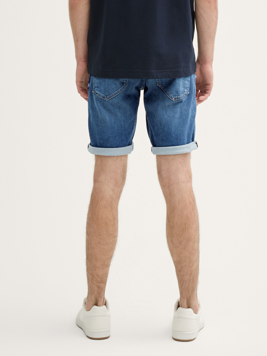short en jean slim régulier ttjosh avec tissu super extensible
