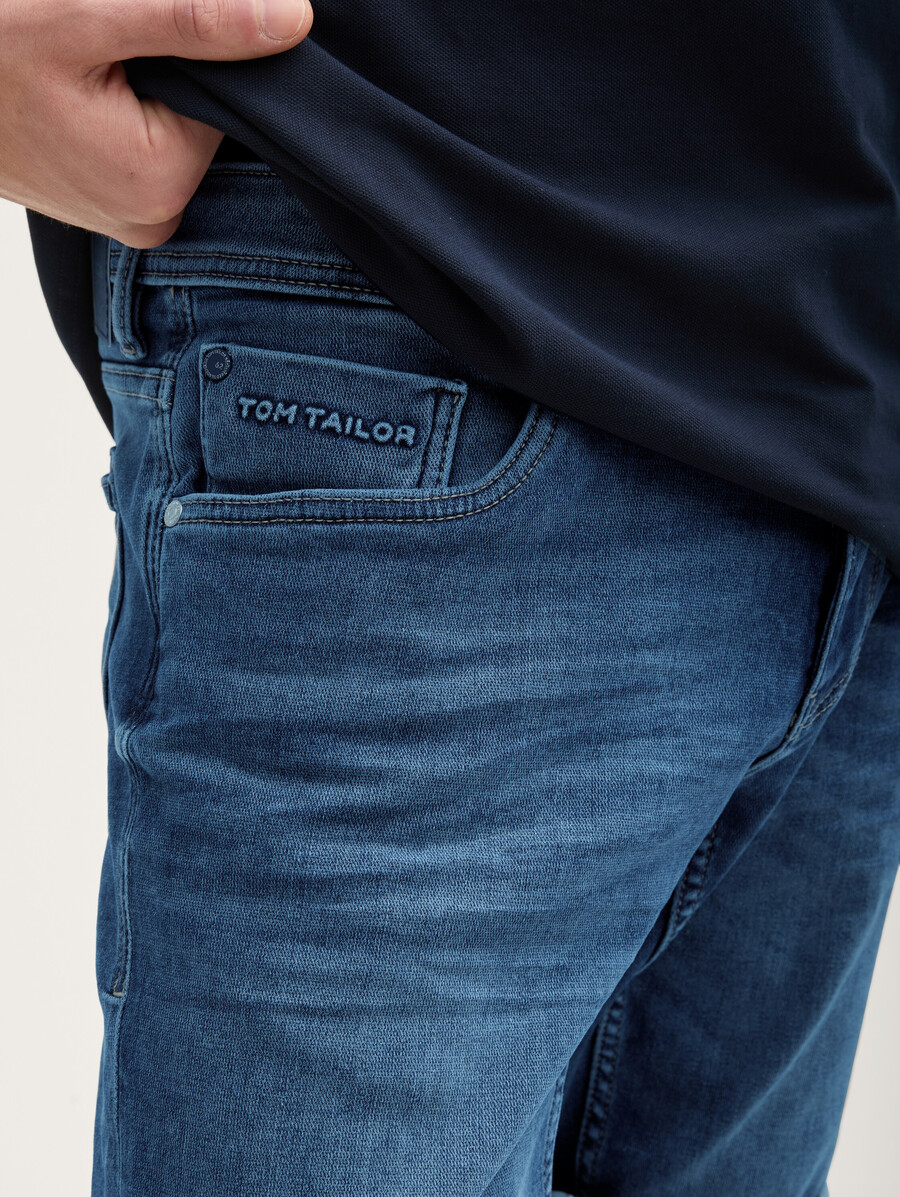 short en jean slim régulier ttjosh avec tissu super extensible