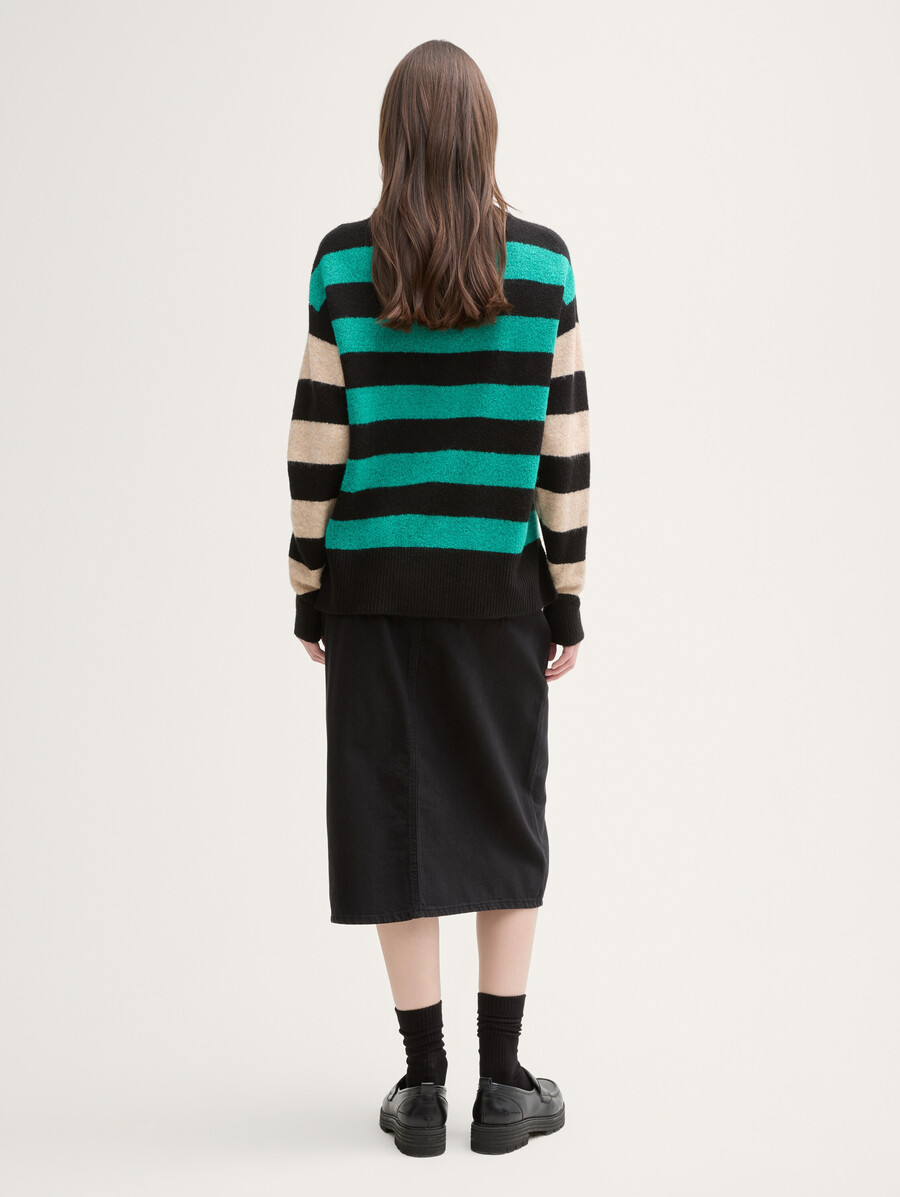 jupe midi en jean fendue