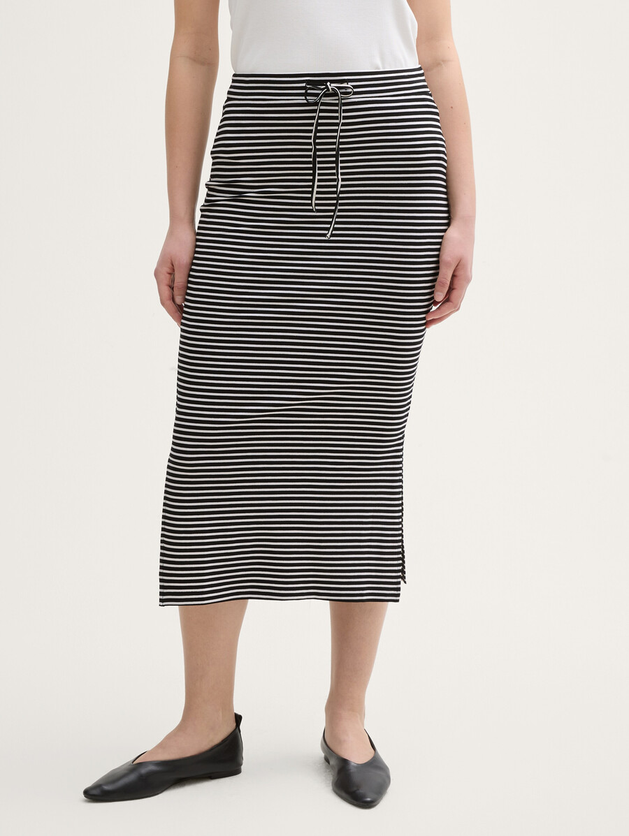 jupe midi en jersey