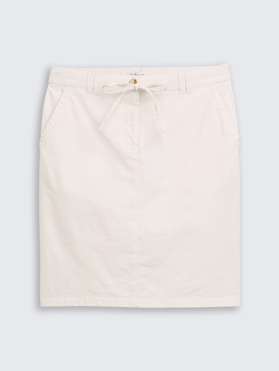 jupe chino à cordon