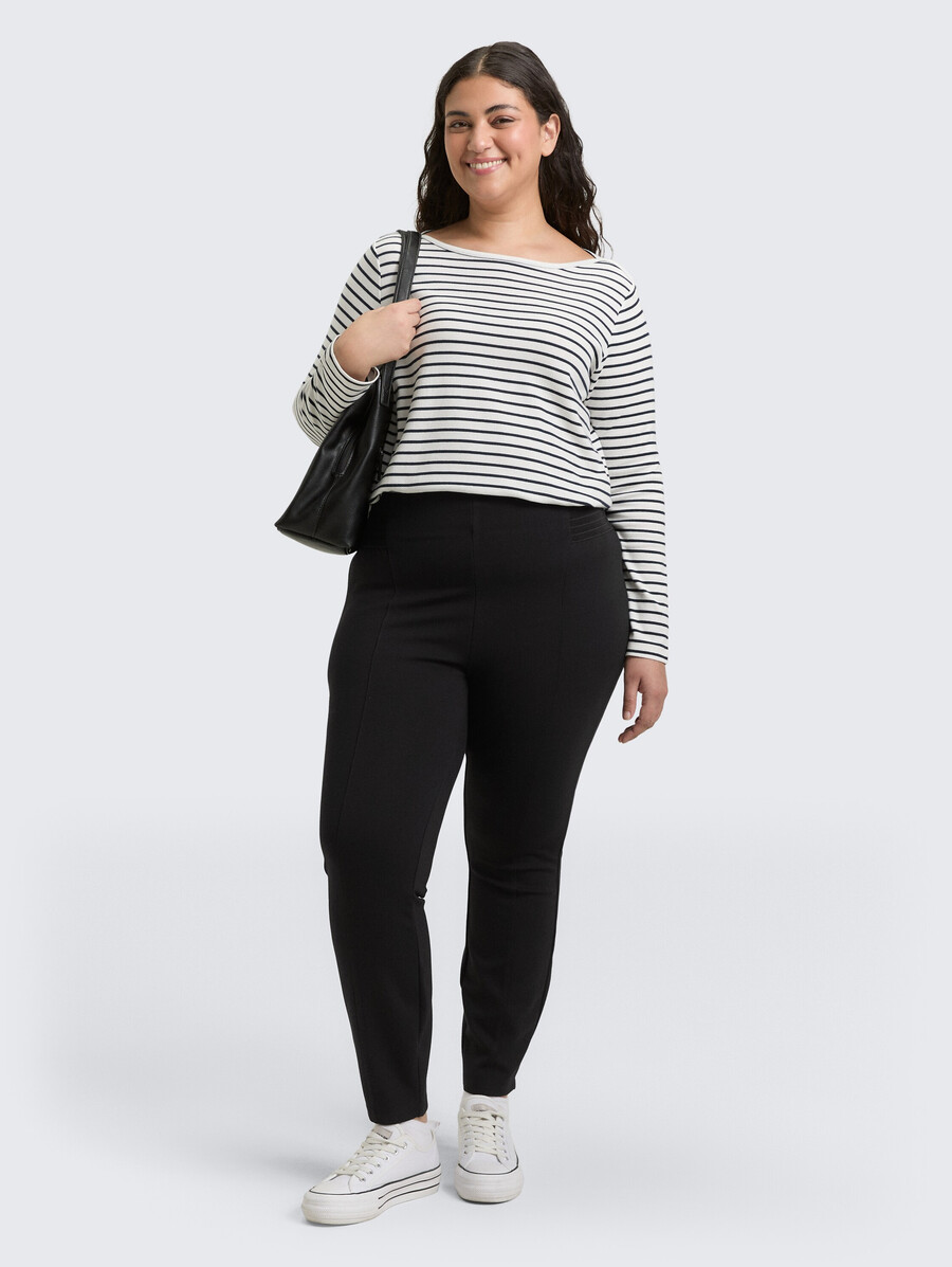 grandes tailles - pantalons treggings avec taille élastiquée