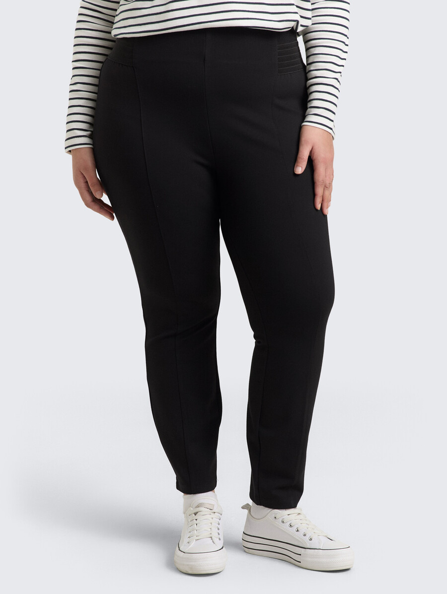 grandes tailles - pantalons treggings avec taille élastiquée