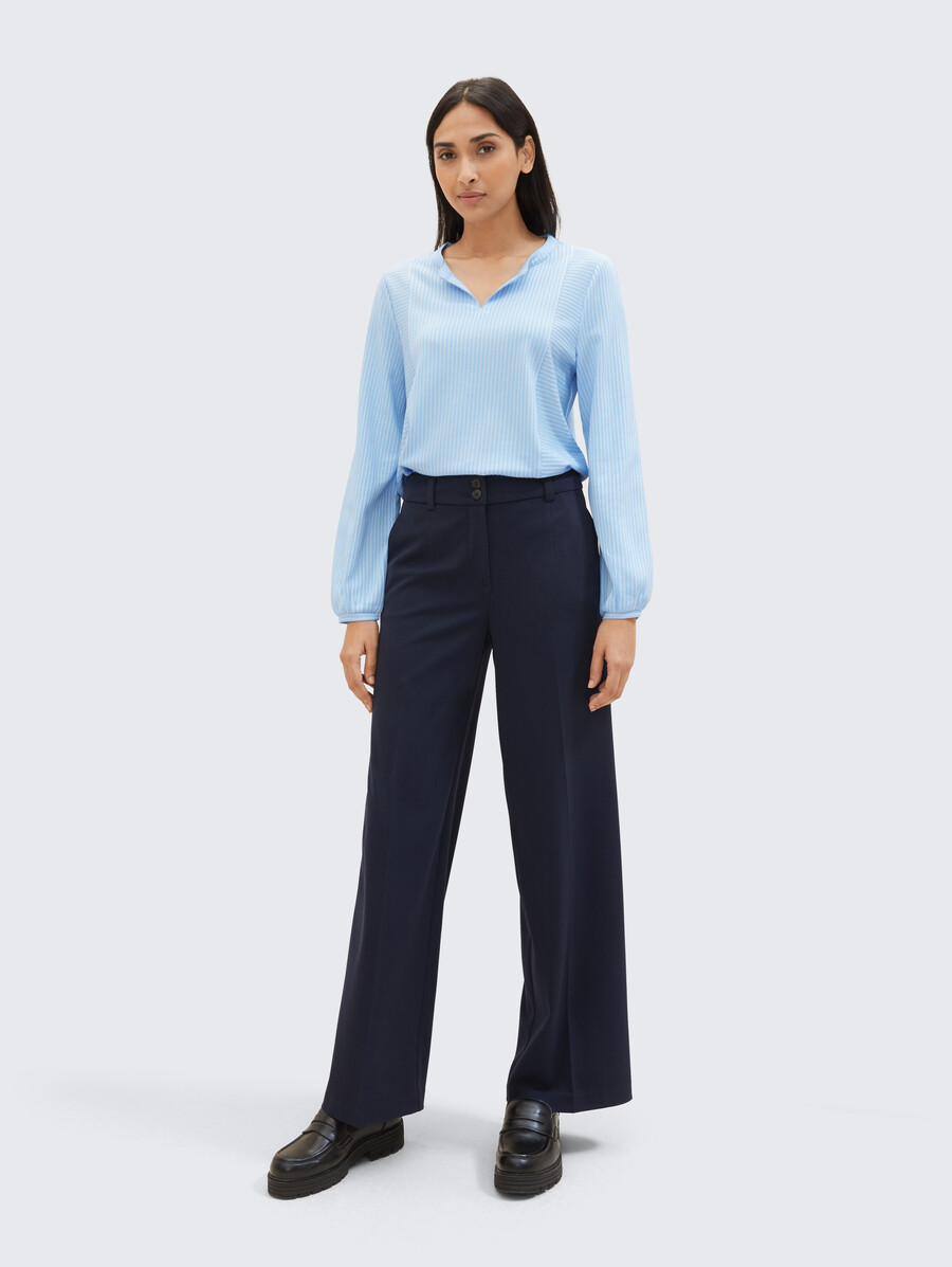 blouse à rayures