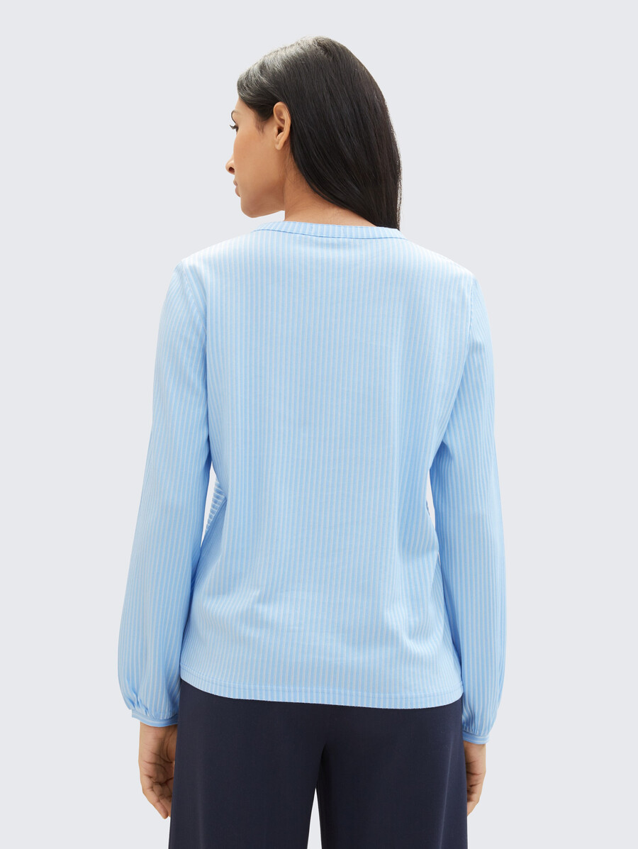 blouse à rayures