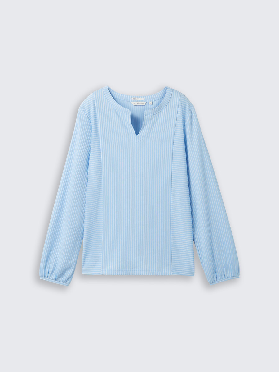 blouse à rayures