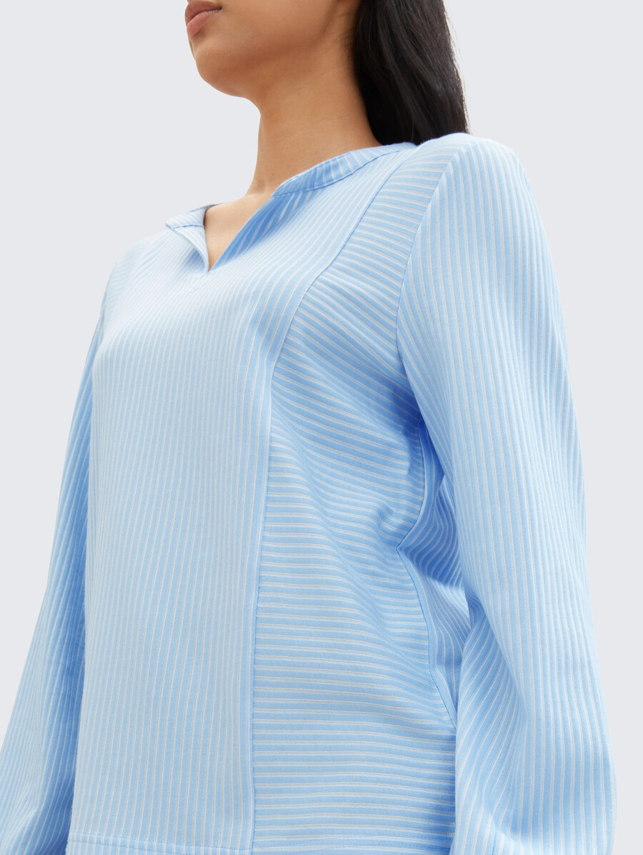 blouse à rayures