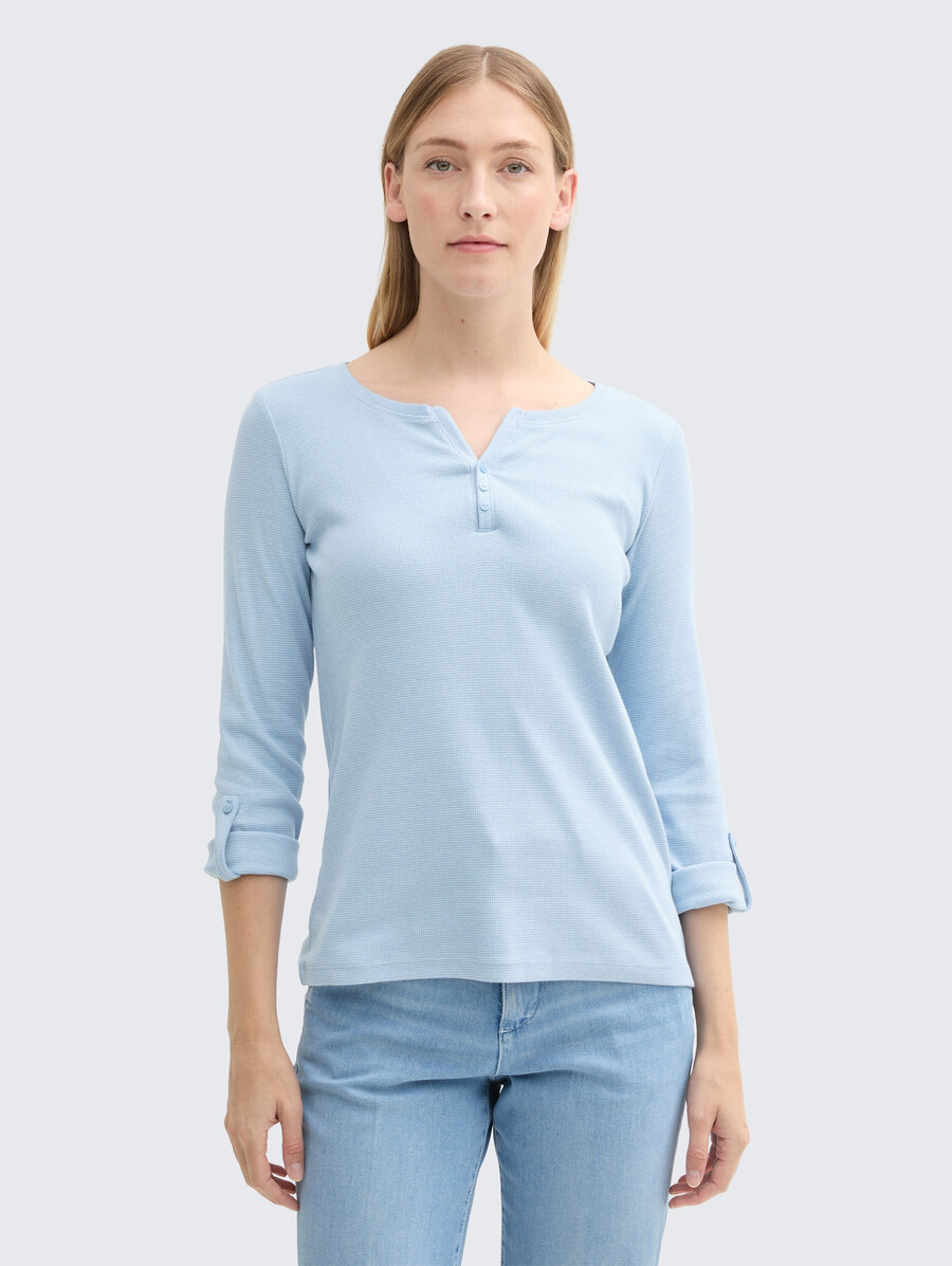 chemise à manches longues avec revers