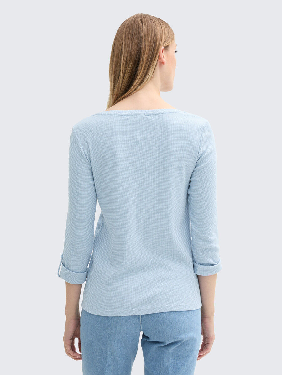 chemise à manches longues avec revers