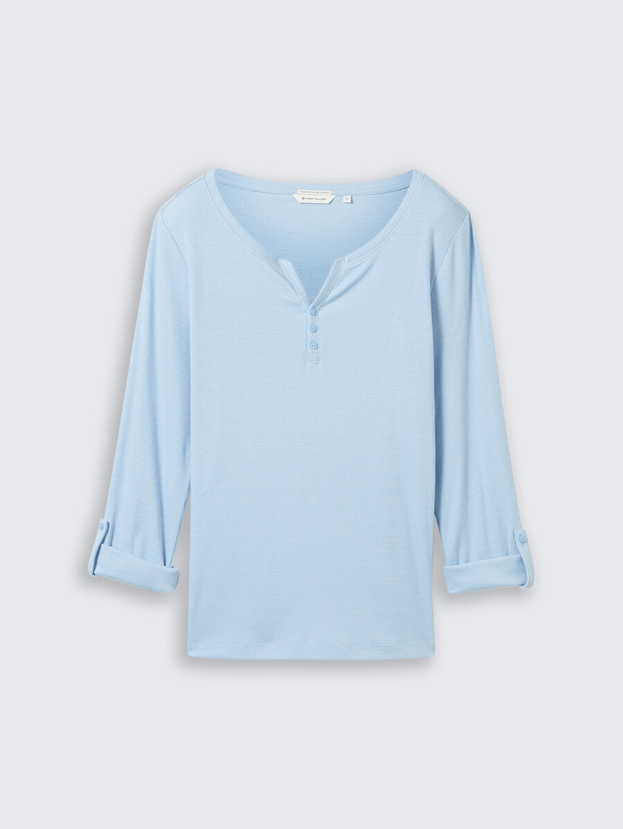 chemise à manches longues avec revers