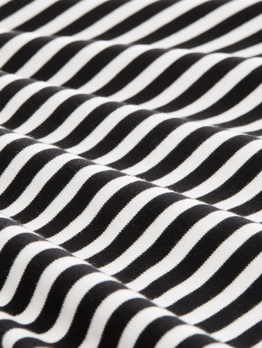 chemise à manches longues à rayures