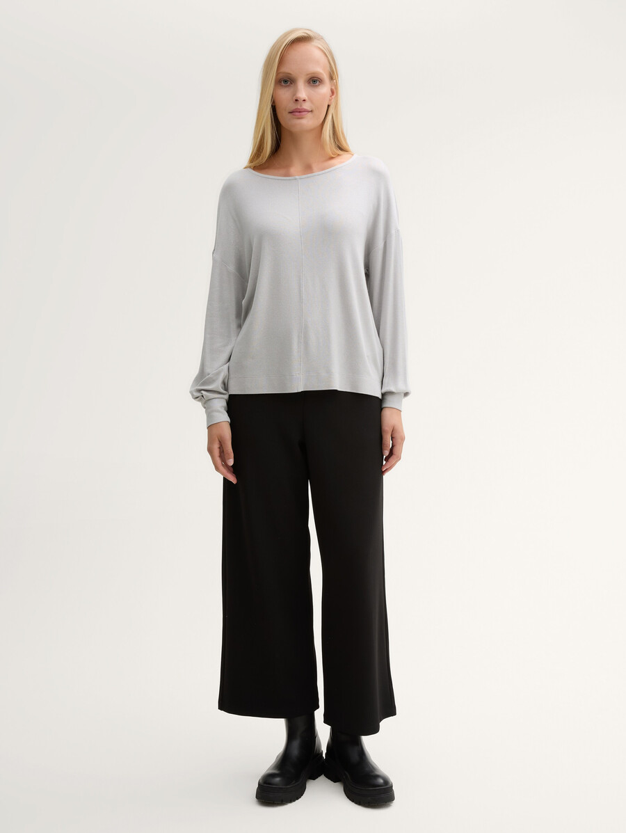 chemise ample à manches longues