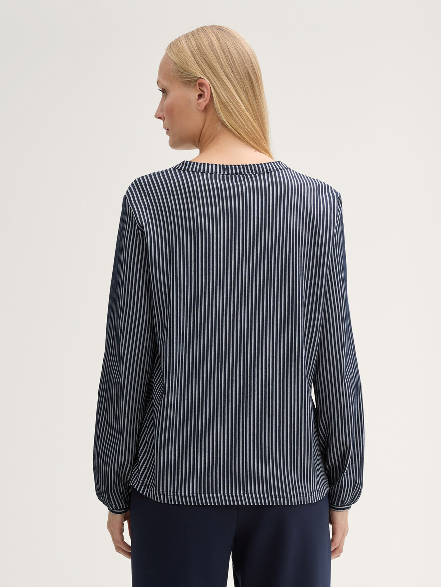 blouse à rayures