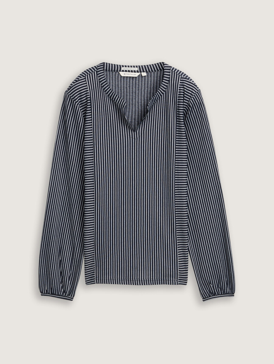 blouse à rayures