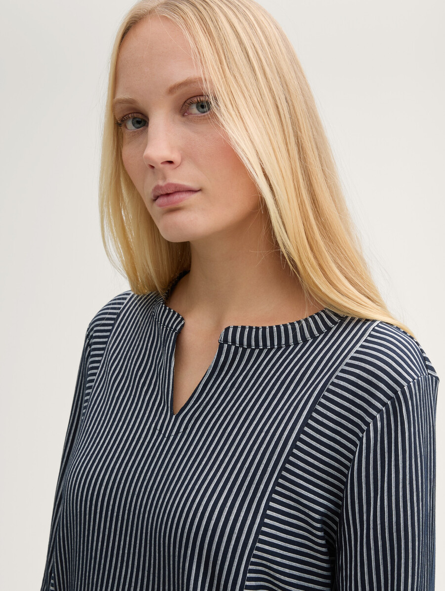 blouse à rayures