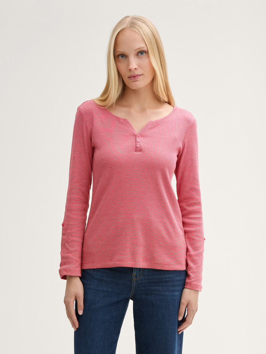 chemise à manches longues avec revers