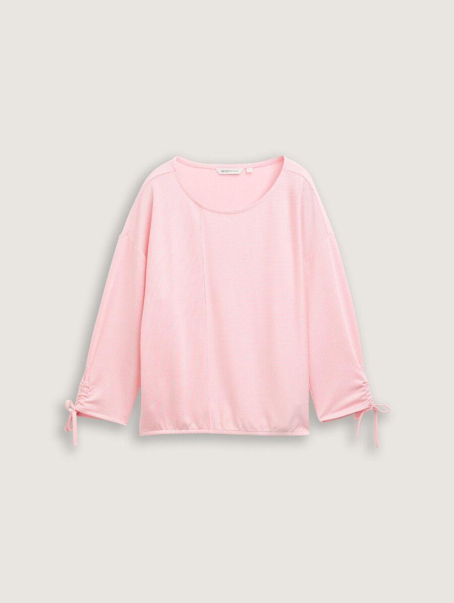 chemise ample à manches longues avec manches froncées