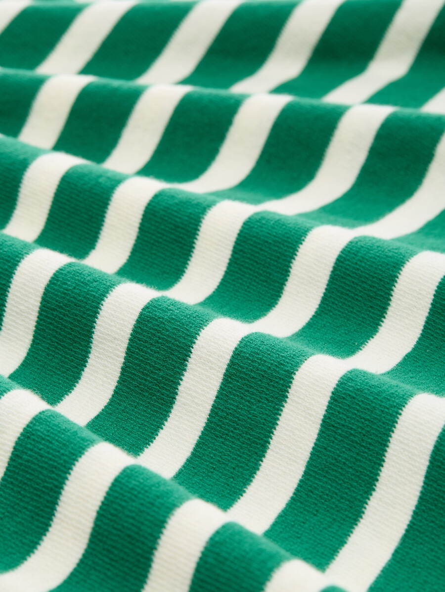chemise à manches longues de coupe carrée avec détails de boutons