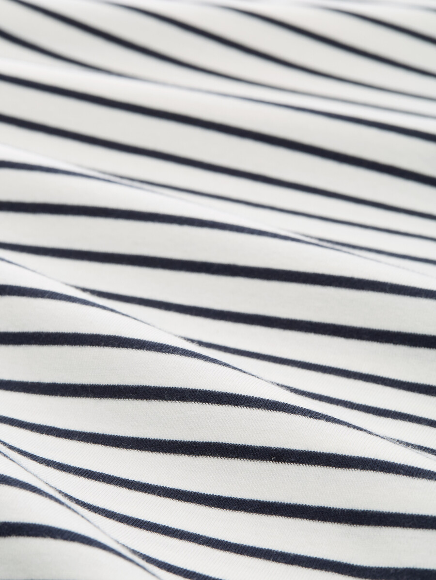 chemise à manches longues à rayures