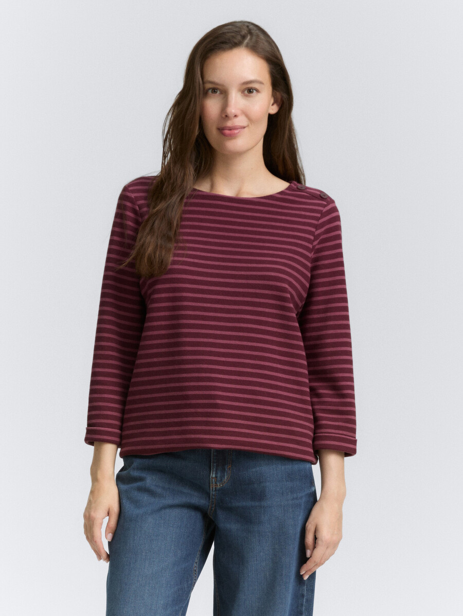 chemise à manches longues avec détails de boutons