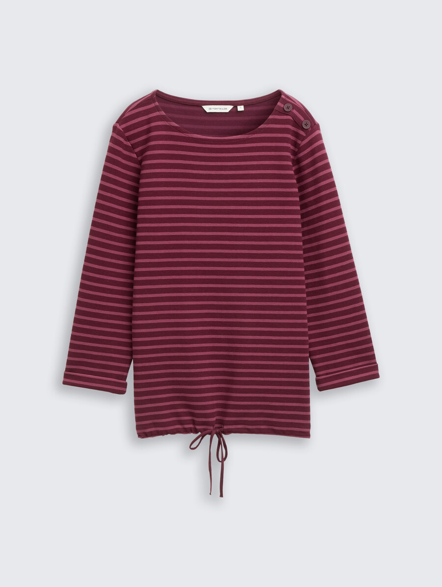 chemise à manches longues avec détails de boutons