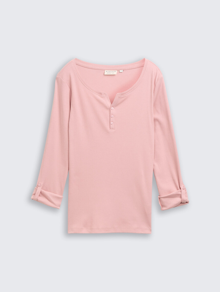 chemise à manches longues avec revers