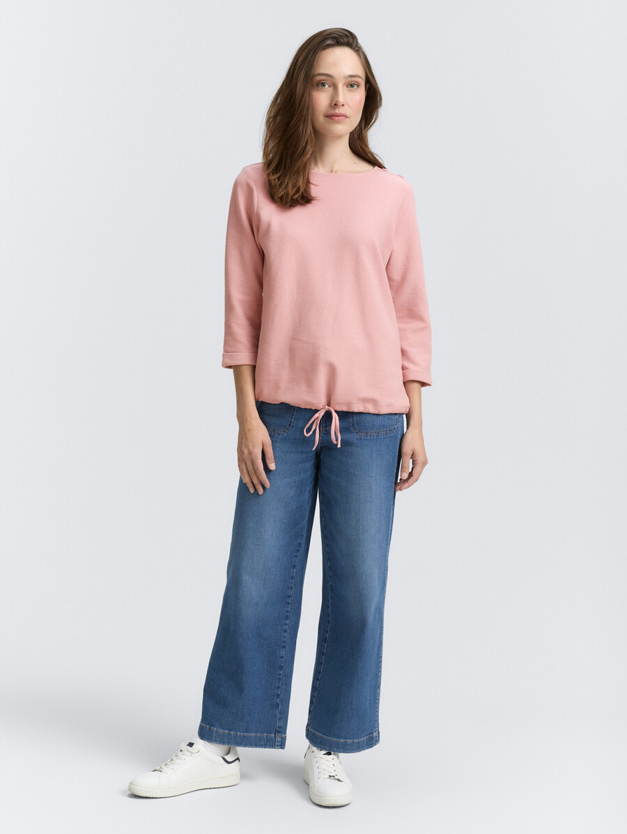chemise à manches longues avec détails de boutons