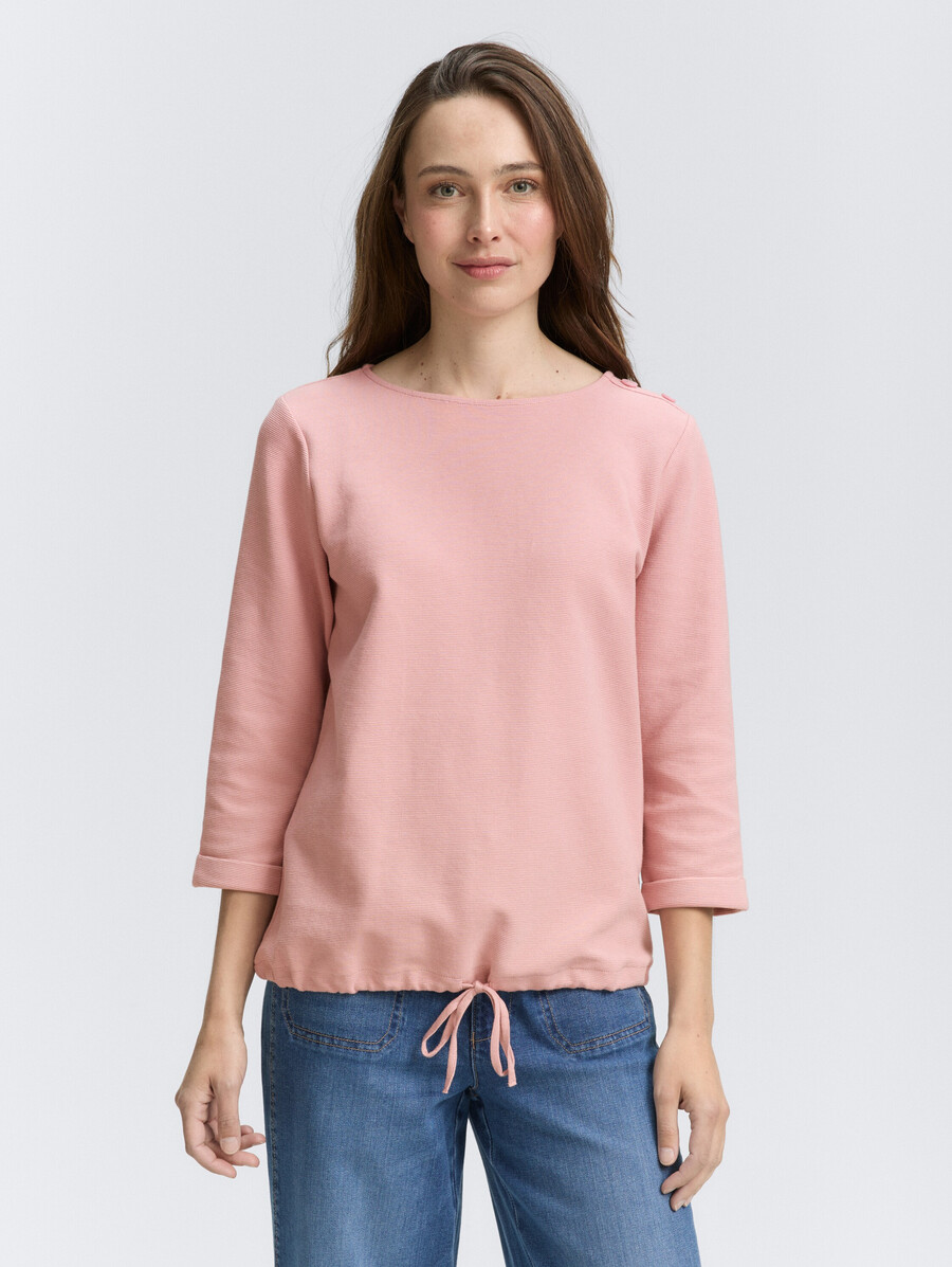 chemise à manches longues avec détails de boutons