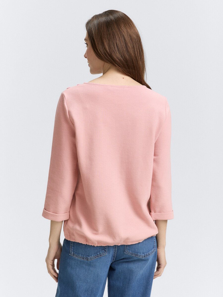 chemise à manches longues avec détails de boutons