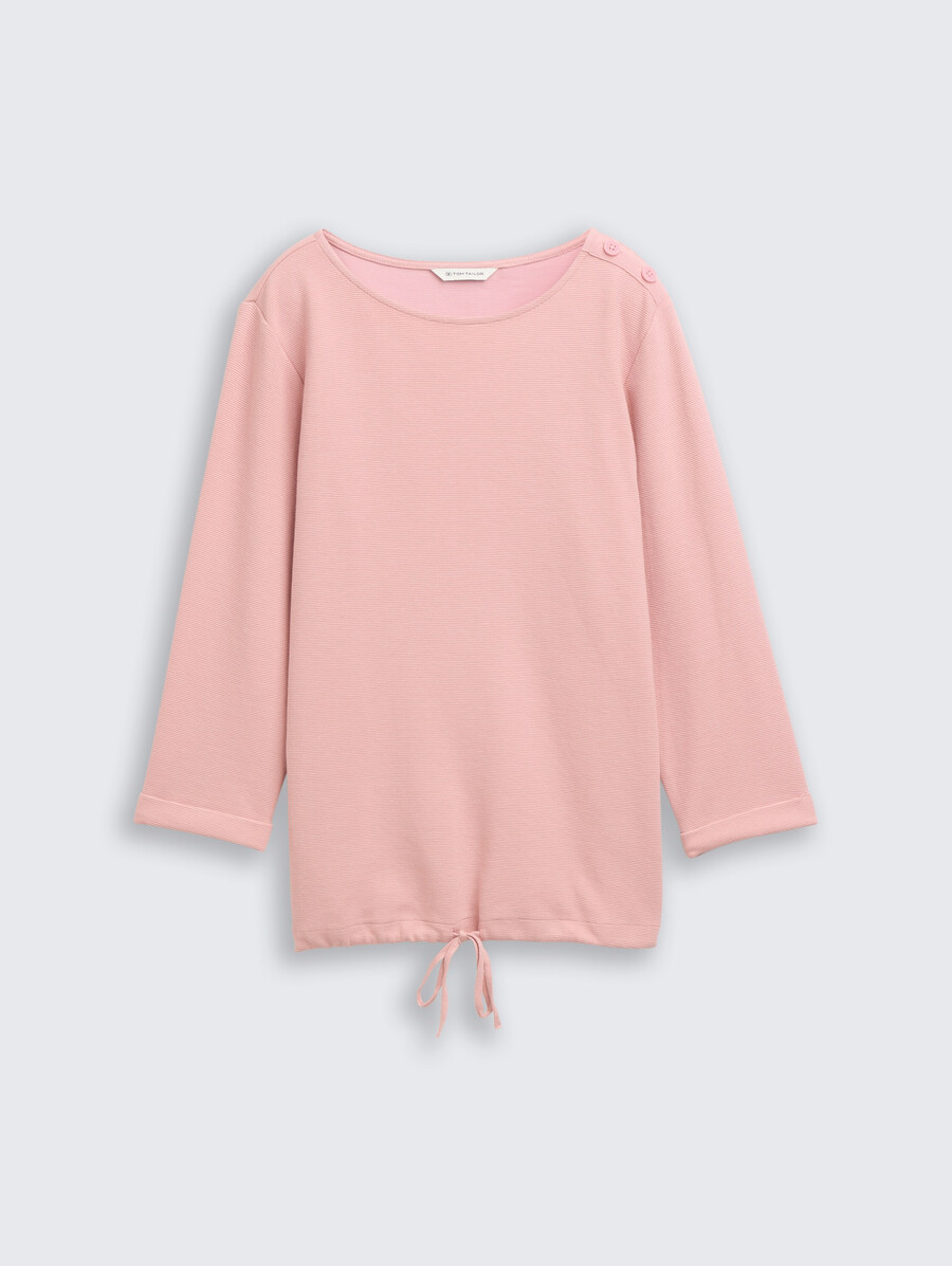 chemise à manches longues avec détails de boutons