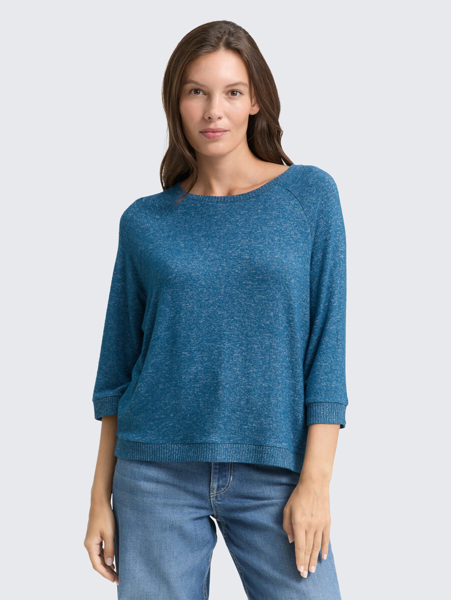 chemise à manches longues avec manches raglan