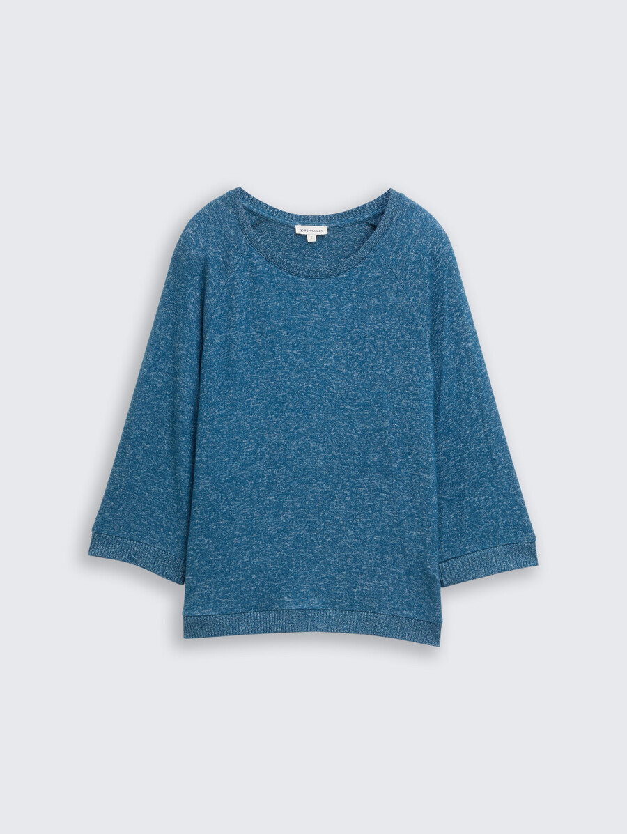 chemise à manches longues avec manches raglan