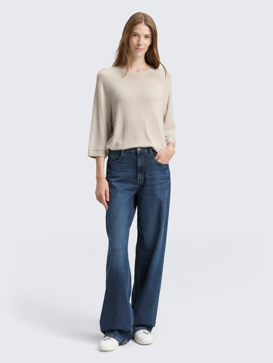 chemise à manches longues avec manches raglan
