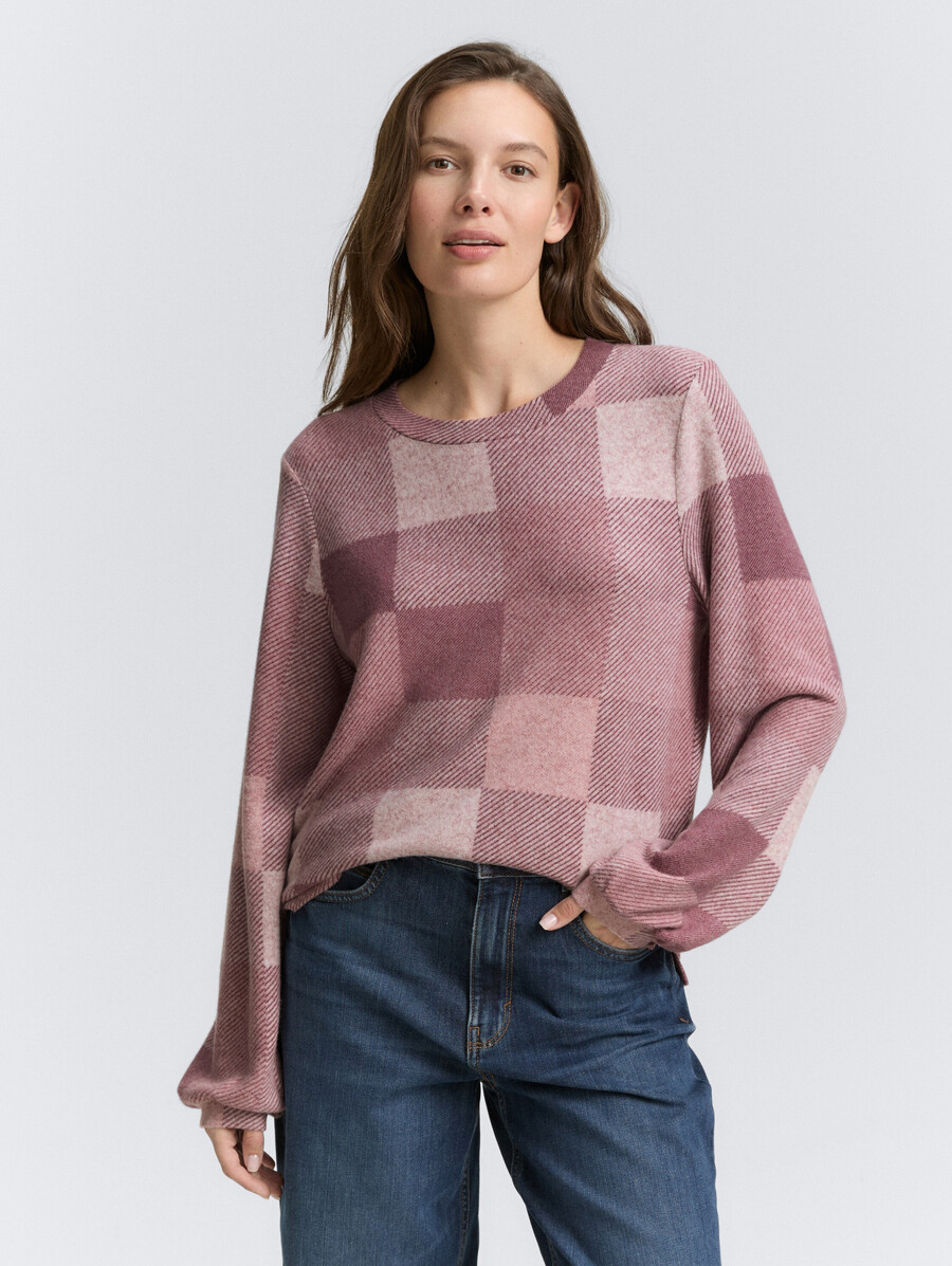 chemise à manches longues à motifs