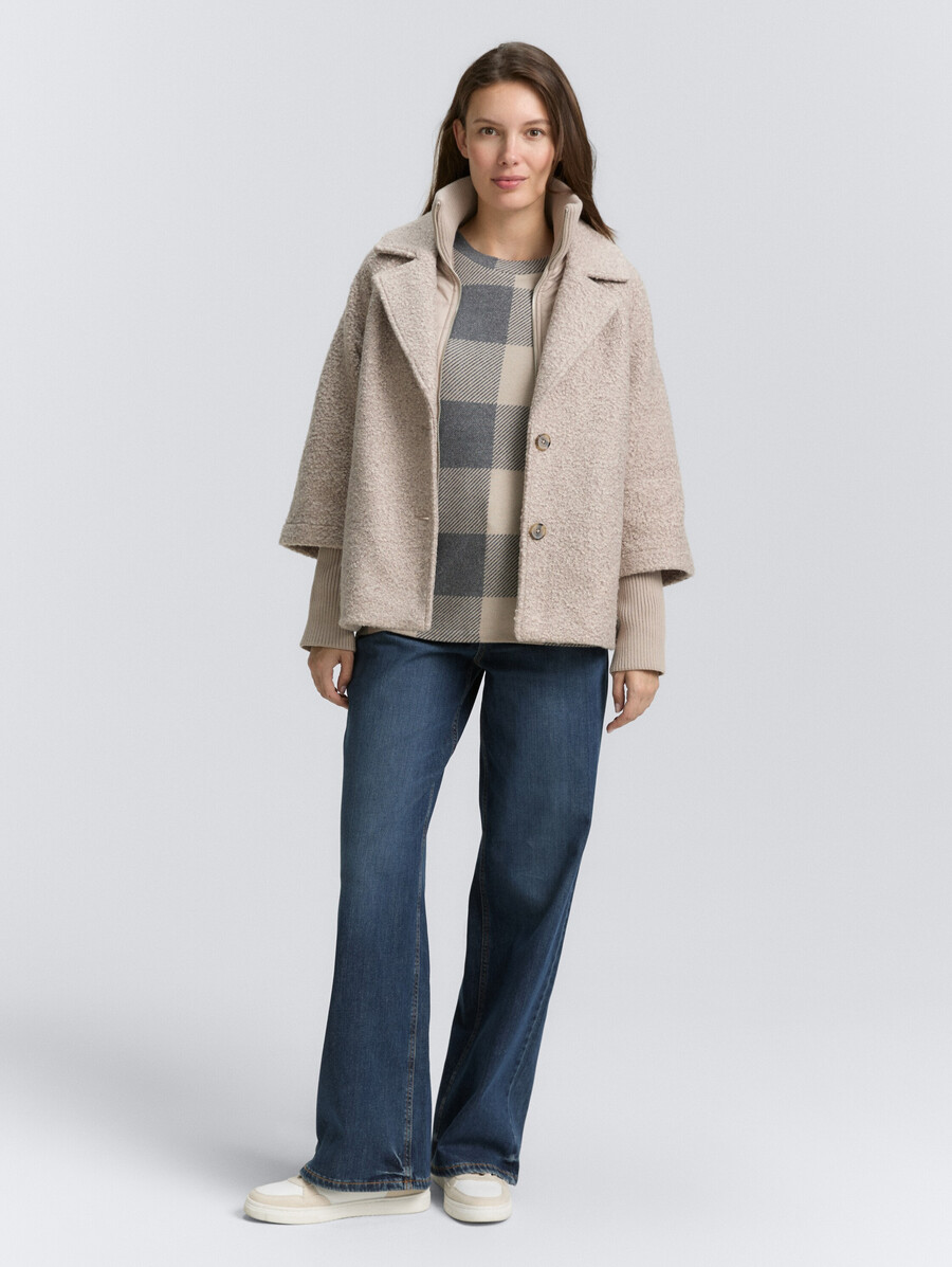 chemise à manches longues à motifs