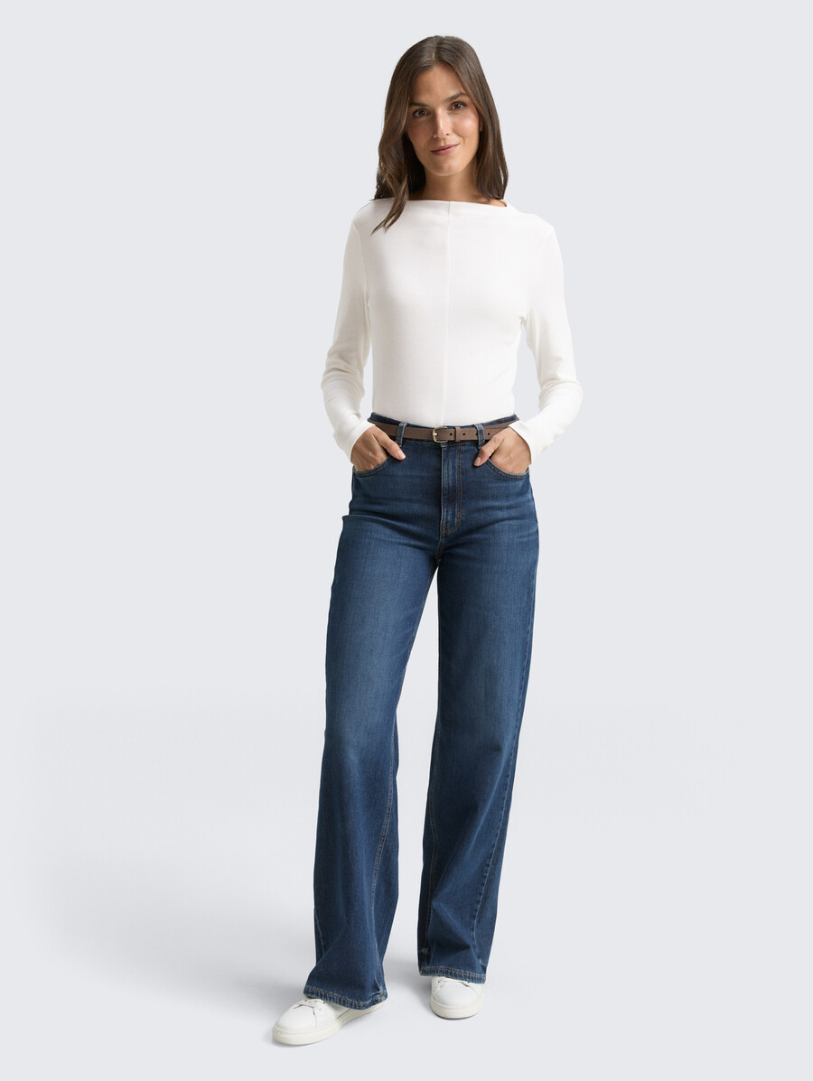 chemise à manches longues coupe ajustée