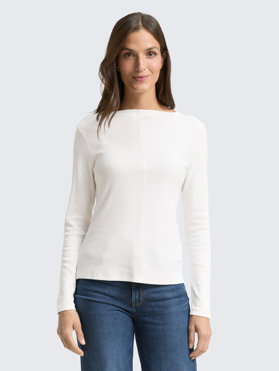 chemise à manches longues coupe ajustée