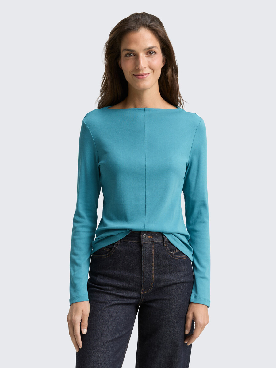 chemise à manches longues coupe ajustée