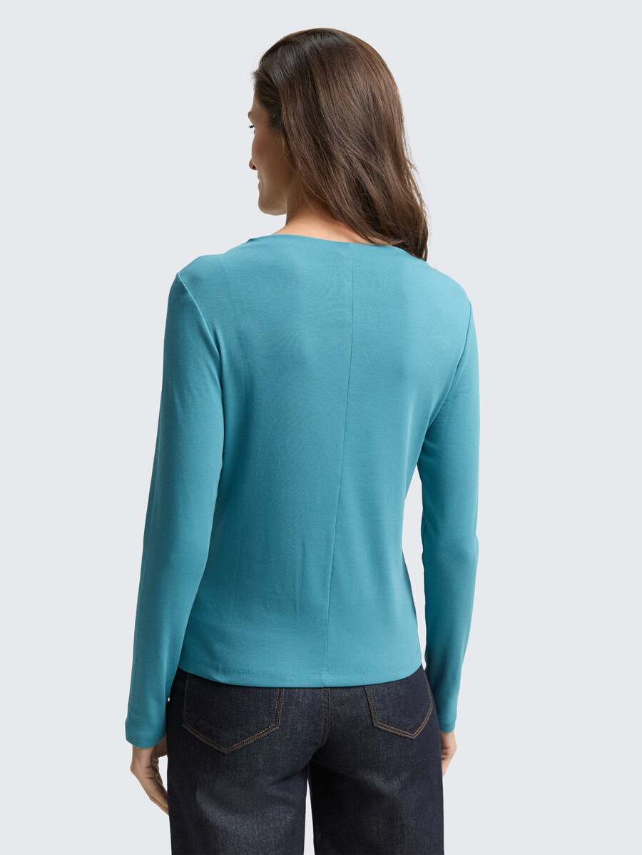 chemise à manches longues coupe ajustée