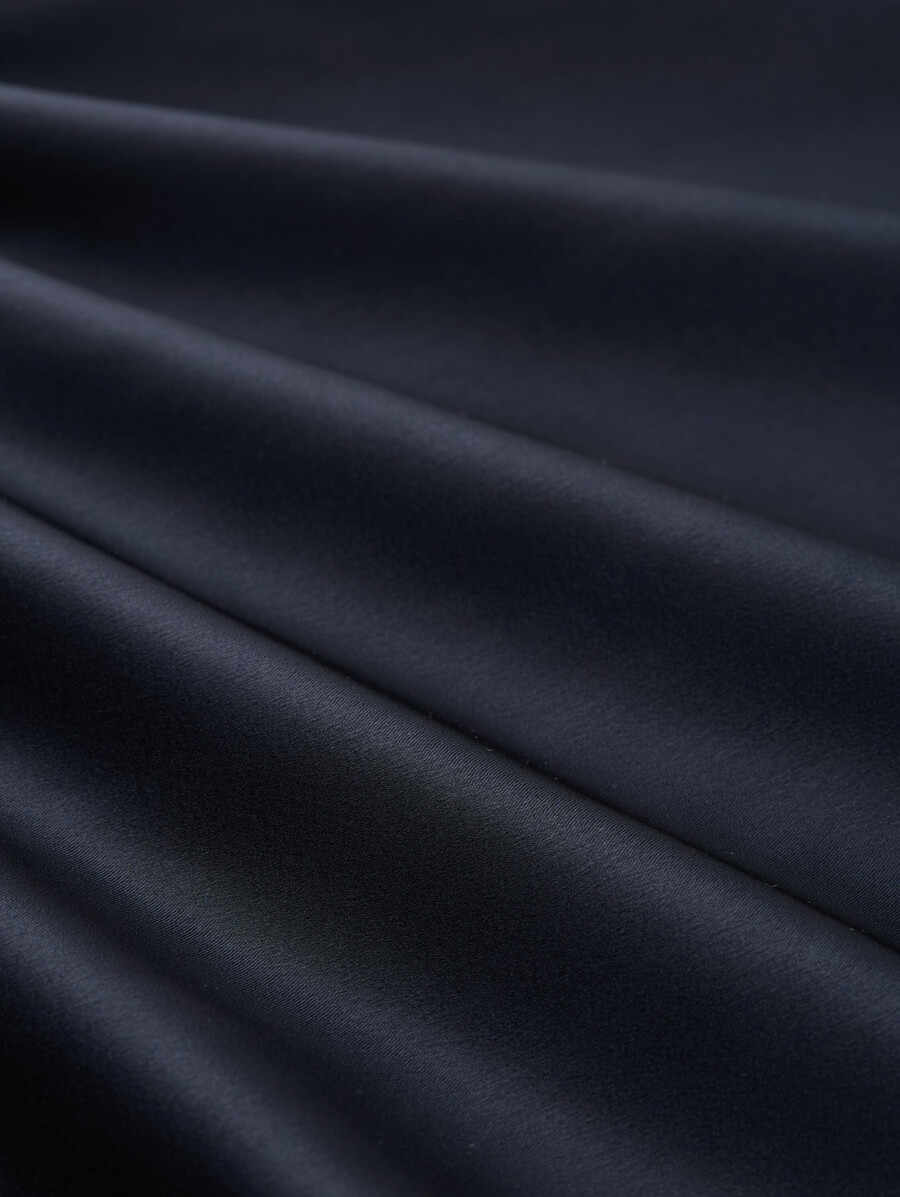 chemise ample à manches longues en mélange de matières