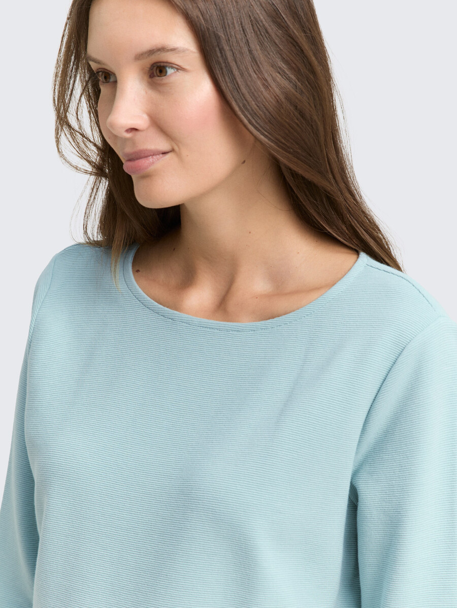 chemise à manches longues à texture ottomane