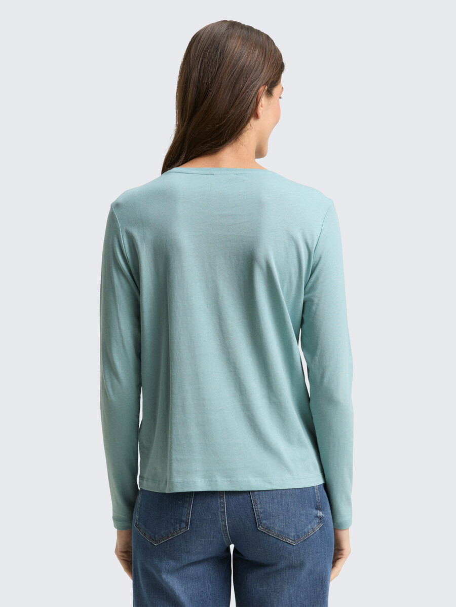chemise à manches longues imprimée