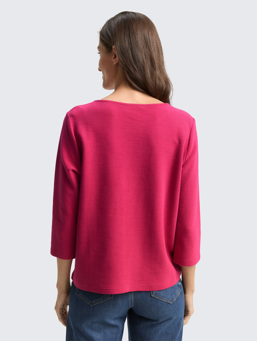 chemise à manches longues à texture ottomane