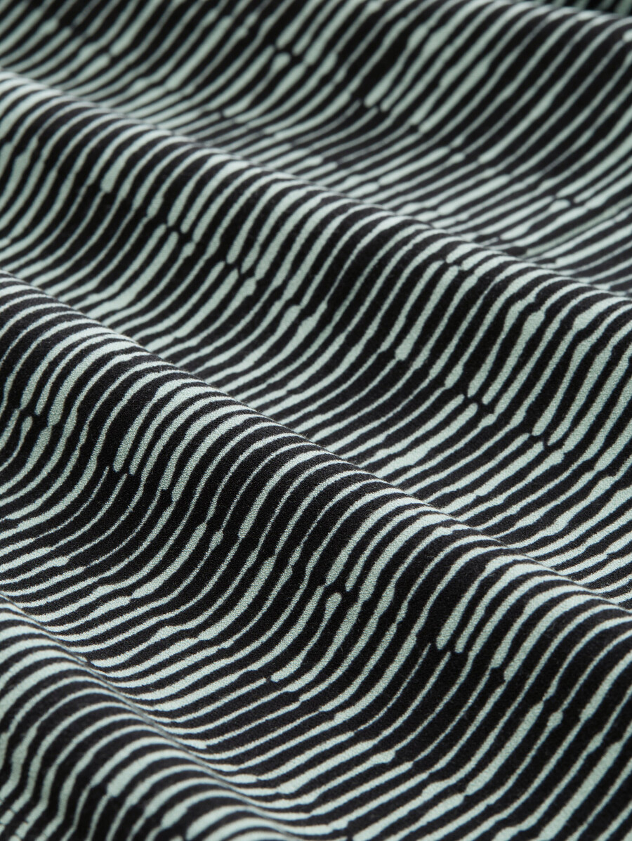 chemise à manches longues à motifs