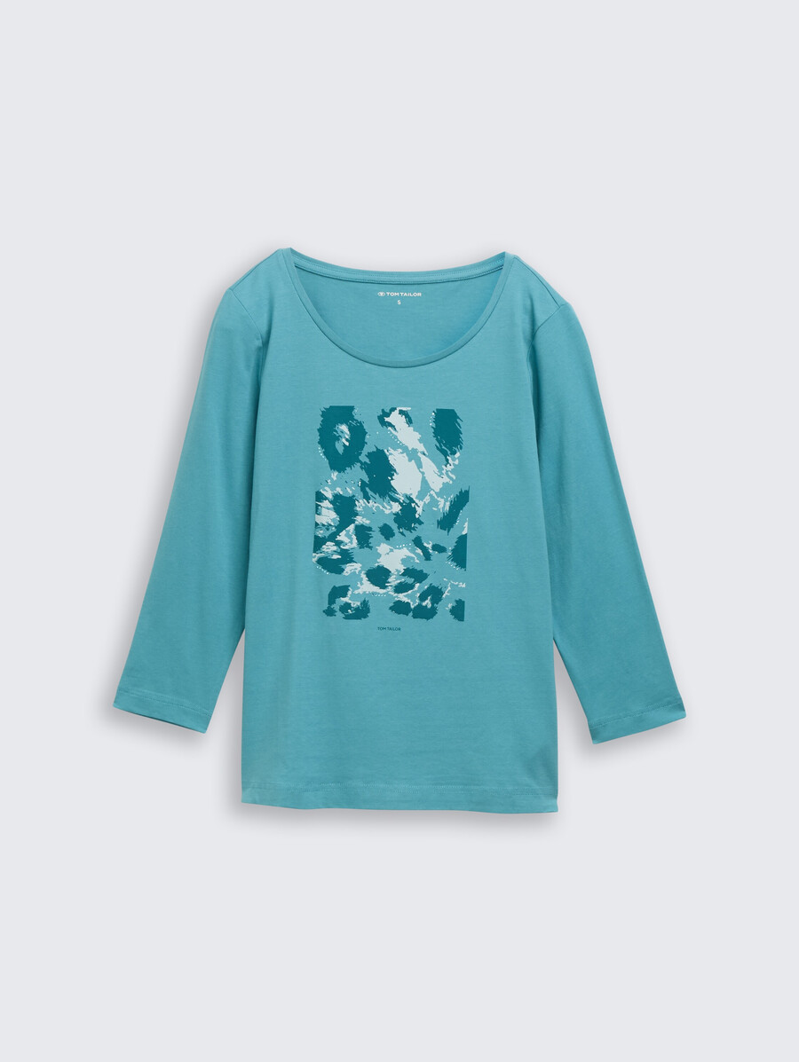 chemise à manches longues imprimée