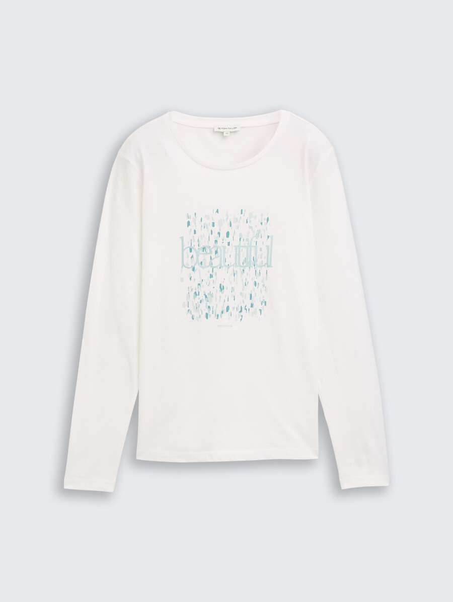 chemise à manches longues imprimée