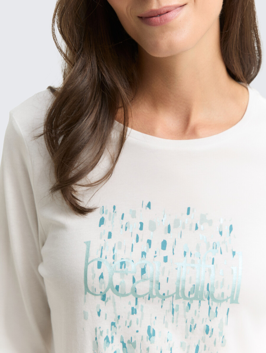chemise à manches longues imprimée